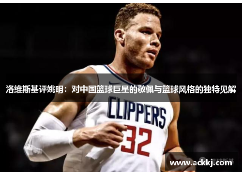 洛维斯基评姚明：对中国篮球巨星的敬佩与篮球风格的独特见解